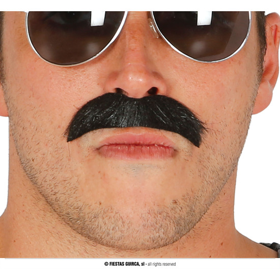 BIGOTE ADHESIVO NEGRO image 0