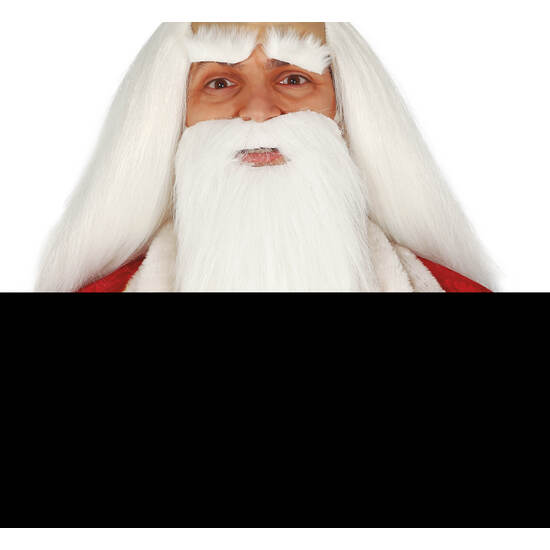 BARBA BLANCA GRANDE CON CEJAS image 0