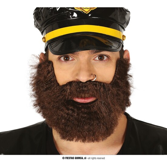 BARBA TUPIDA CASTAÑA image 0