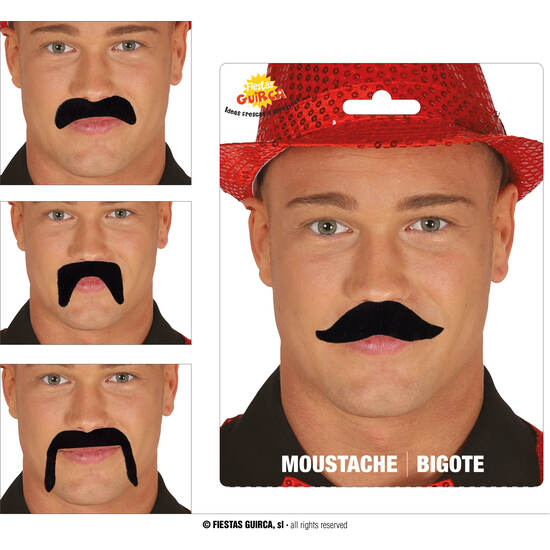 BOLSA 10 BIGOTES NEGROS image 0