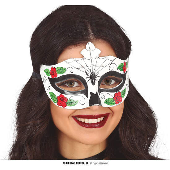 ANTIFAZ CATRINA CON ARAÑA image 0