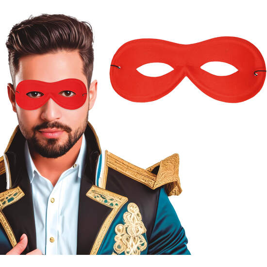 ANTIFAZ PIERROT SEDA ROJO "EXTRA" image 0