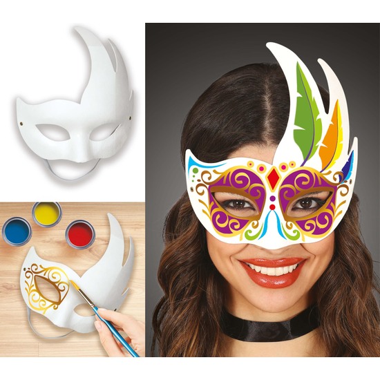 ANTIFAZ VENECIANO PARA PINTAR, ADULTO image 0