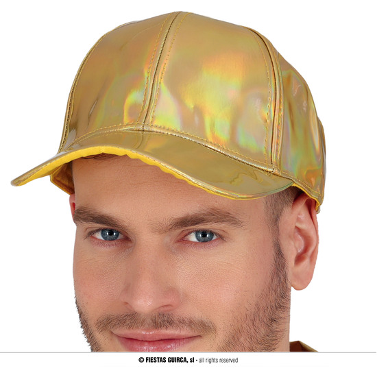 GORRA METALIZADA ORO image 0