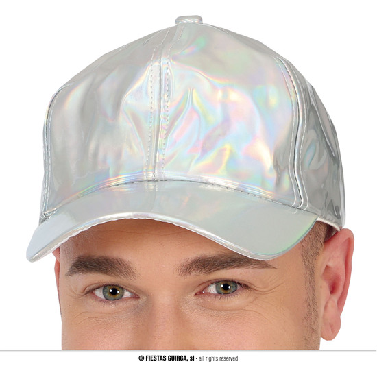 GORRA METALIZADA PLATA image 0