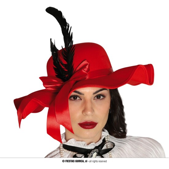 PAMELA ROJA CON PLUMAS image 0