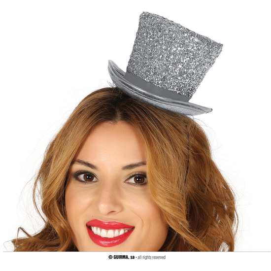 CHISTERA MINI HAT PLATA BRILLANTE image 0