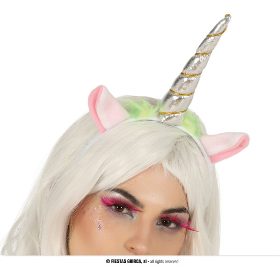 DIADEMA UNICORNIO PLATA image 0