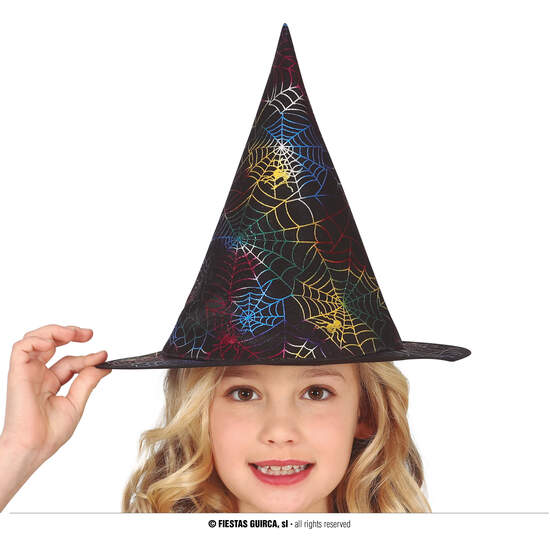 SOMBRERO BRUJA TELARAÑA INFANTIL image 0