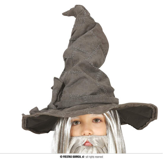 SOMBRERO BRUJO GRIS INFANTIL image 0
