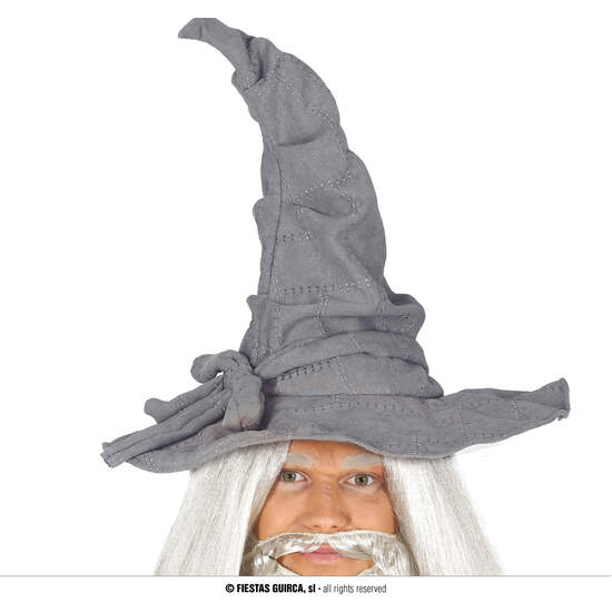 SOMBRERO MAGO TELA GRIS image 0