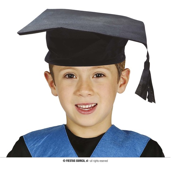 SOMBRERO ESTUDIANTE TELA INFANTIL image 0