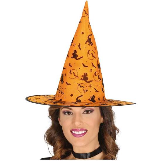 SOMBRERO BRUJA NARANJA image 0