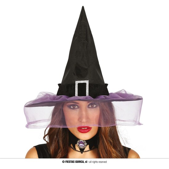 SOMBRERO BRUJA NEGRO image 0