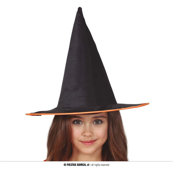 SOMBRERO BRUJA NEGRO INFANTIL image 0