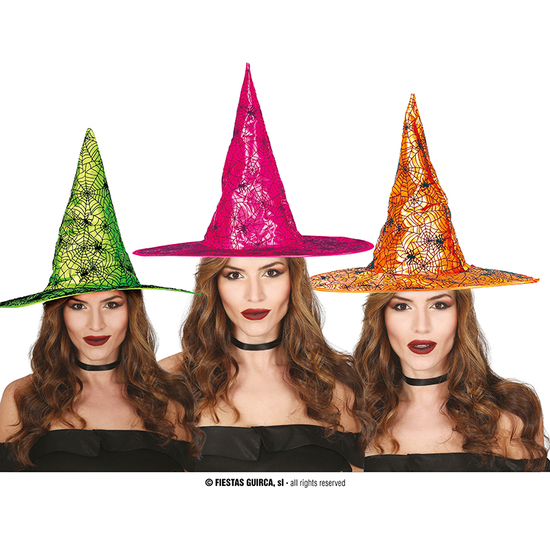 SOMBRERO BRUJA NEON SURTIDOS image 0