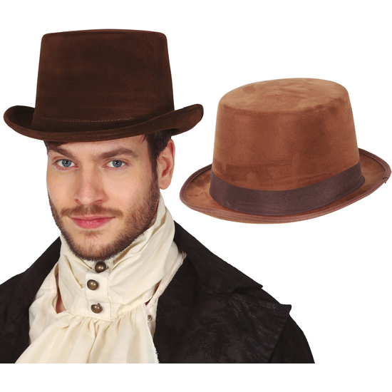 CHISTERA FIELTRO MARRON CON ELASTICO image 0