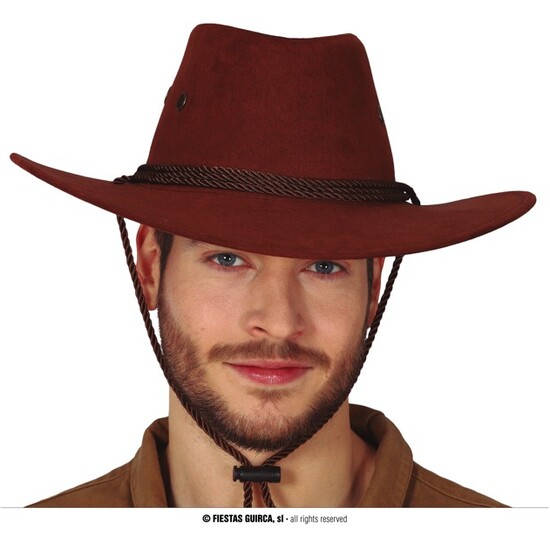 GORRO VAQUERO MARRON EXTRA image 0