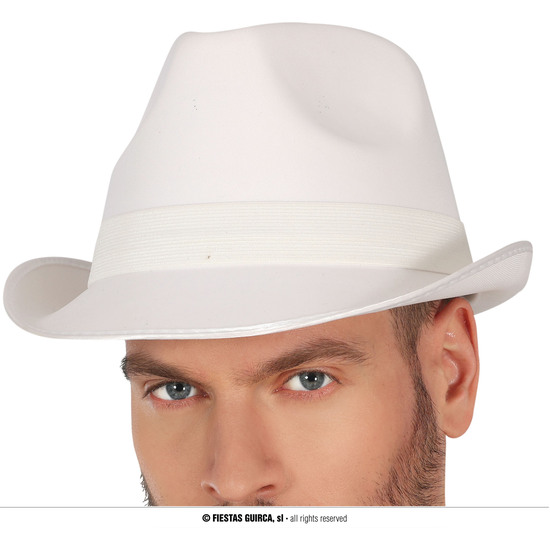 SOMBRERO GANGSTER BLANCO, TELA image 0