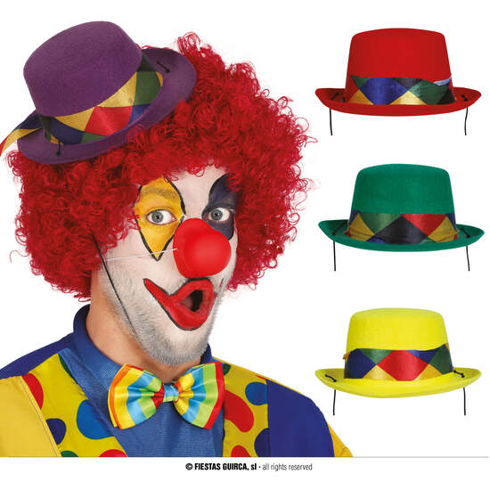 MINIHATS PAYASO FIELTRO ROJO image 0