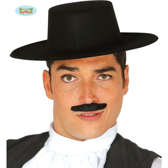 SOMBRERO CORDOBES FLOCADO NEGRO image 0