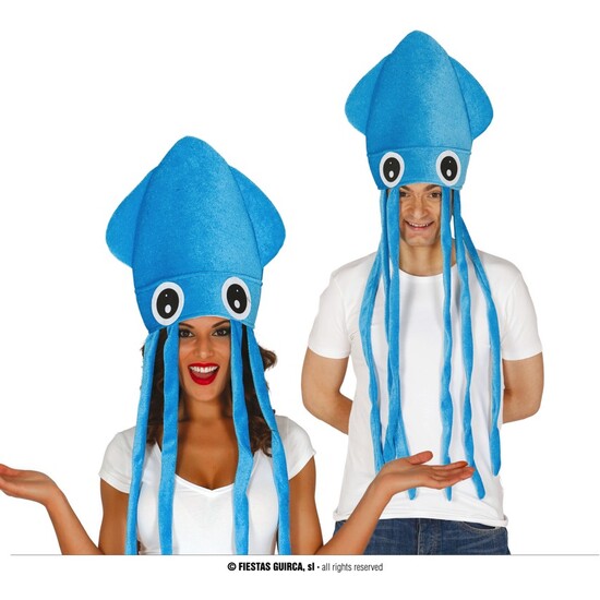 GORRO PULPO AZUL image 0