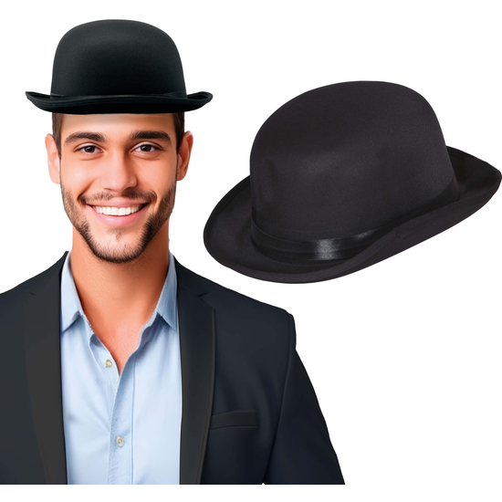 BOMBIN SATIN NEGRO ALTA CALIDAD ADULTO image 0