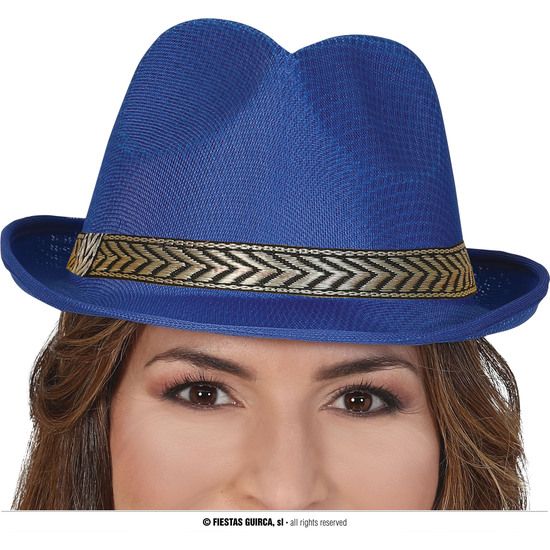 GORRO GANGSTER AZUL image 0