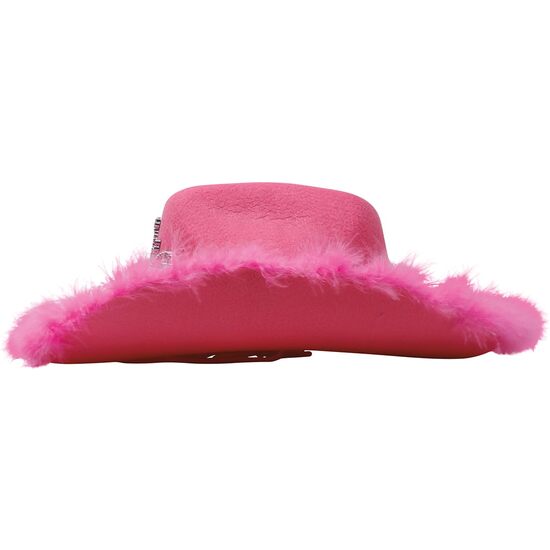 GORRO COWBOY ROSA CON BOA image 3