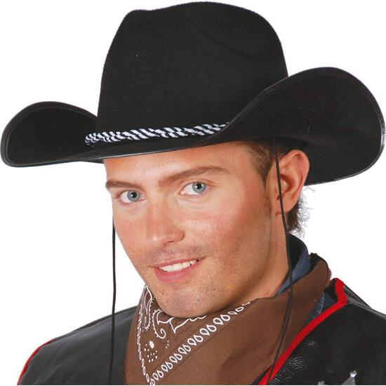 SOMBRERO VAQUERO FIELTRO NEGRO image 0