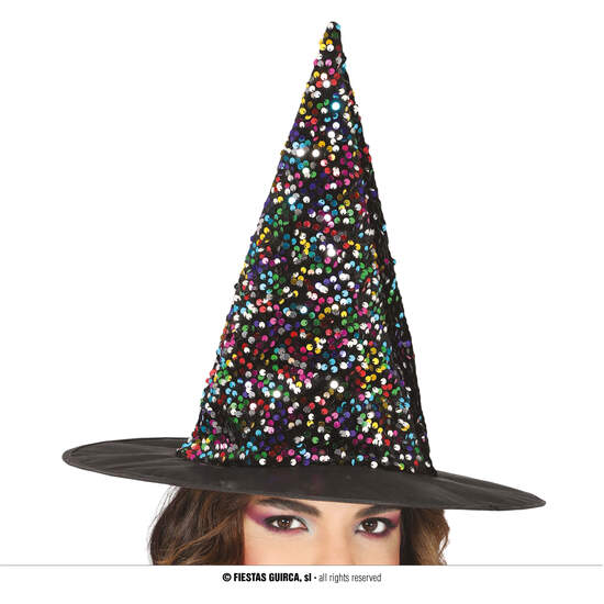 SOMBRERO BRUJA BRILLANTE image 0