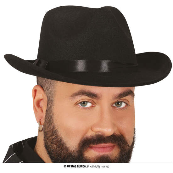SOMBRERO GANSTER NEGRO image 0