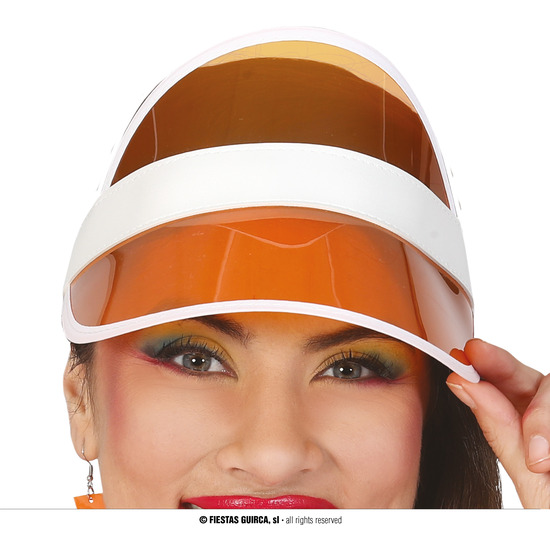 VISERAS TRANSPARENTES NARANJA image 0