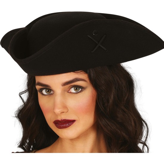 SOMBRERO FIELTRO PIRATA HQ, ADULTO image 0