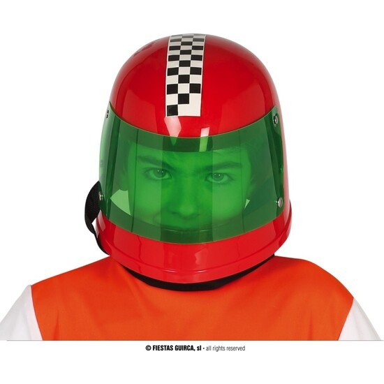 CASCO PILOTO F1 INFANTIL ROJO image 0