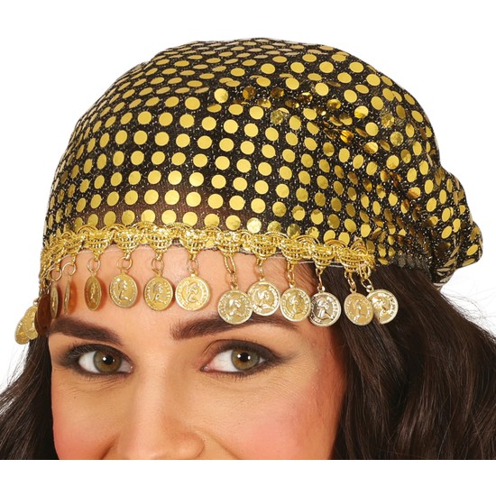 PAÑUELO PITONISA CON MONEDAS, ADULTO image 0