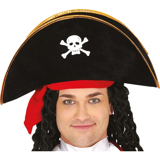 GORRO PIRATA TERCIOPELO, ADULTO image 0