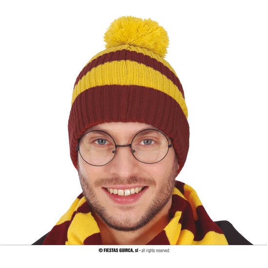 GORRO DE ESTUDIANTE DE MAGO CON PON PON image 0