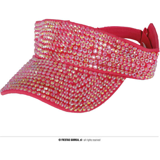 VISERA FUCSIA CON PEDRERIA, ADULTO image 0