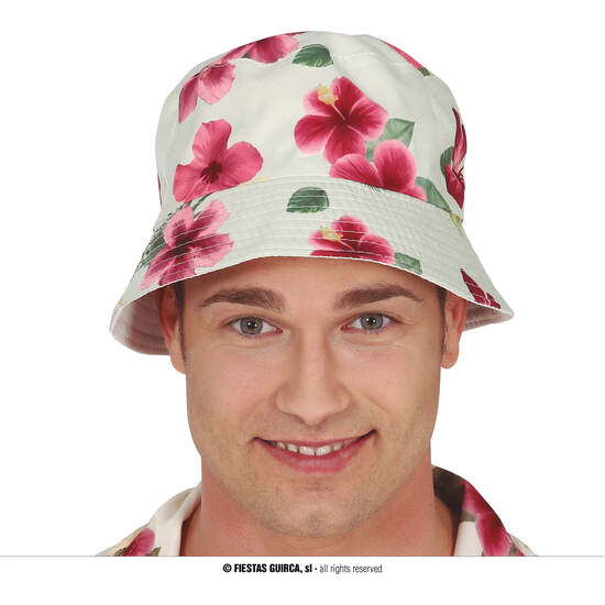 GORRO HAWAIANO FLORES image 0