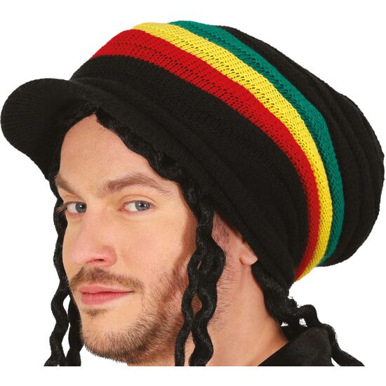 GORRO RASTA CON VISERA, ADULTO image 0