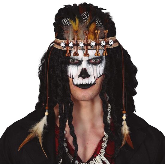 DIADEMA VOODOO CON PLUMAS image 0
