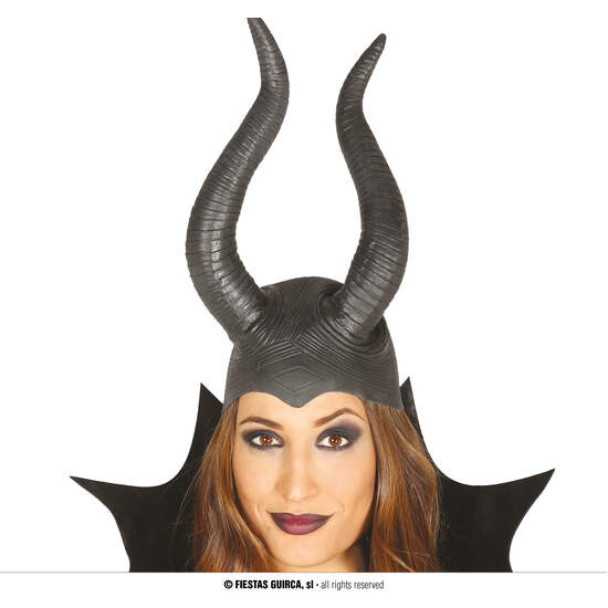 CASQUETE LATEX CON CUERNOS image 0