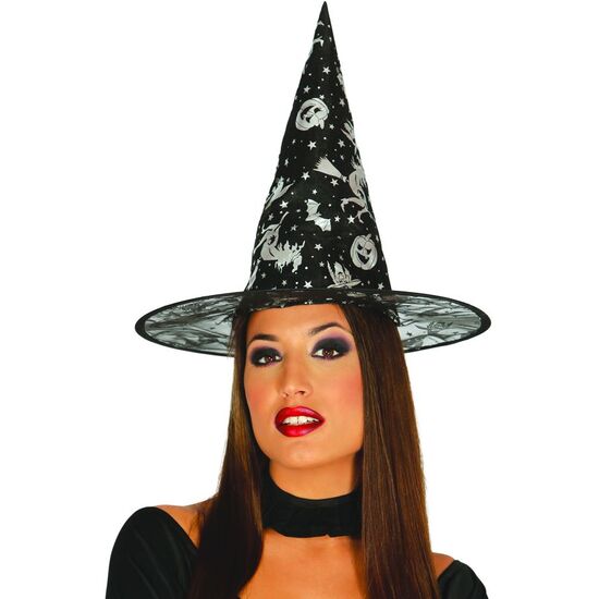 SOMBRERO BRUJA NEGRO image 0