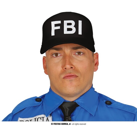 GORRA NEGRA F.B.I. image 0