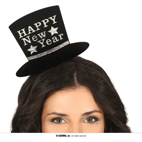DIADEMA "HAPPY NEW YEAR" PLATA image 0