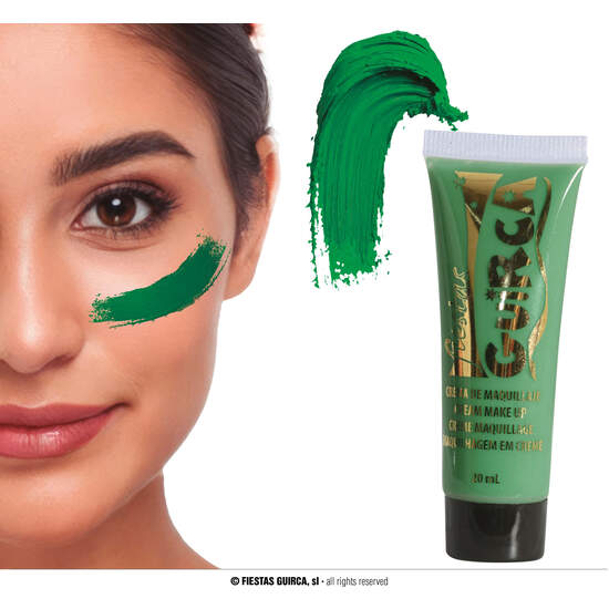 TUBO MAQUILLAJE EN CREMA VERDE OSCURO 20 ML image 0
