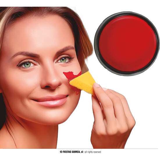MAQUILLAJE CON ESPONJA ROJO 9 GR image 0