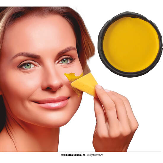 MAQUILLAJE CON ESPONJA AMARILLO 9 GR image 0