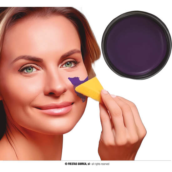 MAQUILLAJE CON ESPONJA LILA 9 GR image 0